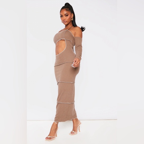 Brown Maxi Dress - Picture 5 of 8